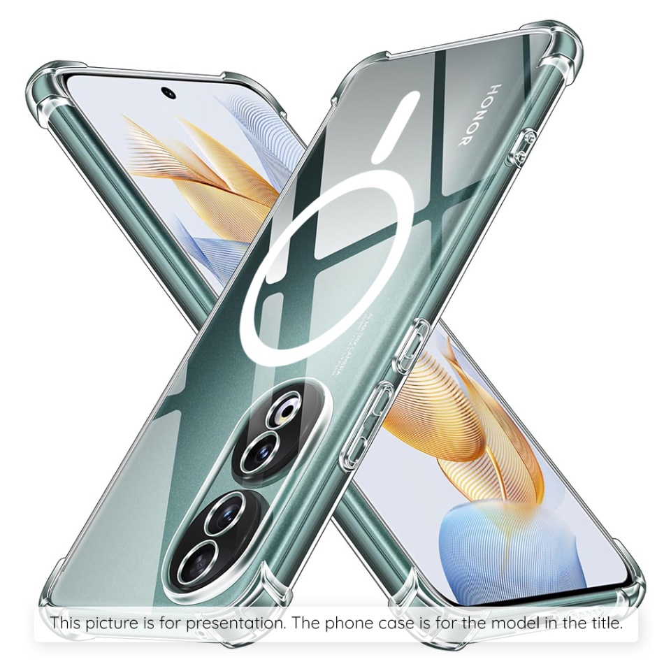 Husa pentru Samsung Galaxy A17 5G, SKYDDAR INNOVATION, Shockproof MagSafe din silicon, set cu sticker, Transparenta