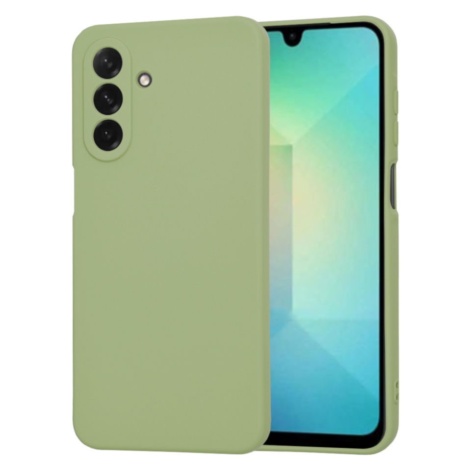 Husa pentru Samsung Galaxy A26 5G din Silicon Catifelat, Protectie Premium, SoftElegance - Verde