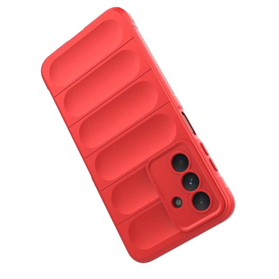 Husa pentru Samsung Galaxy A26 5G eleganta, din silicon mat, Vogue - Bordo - 3 | YEO