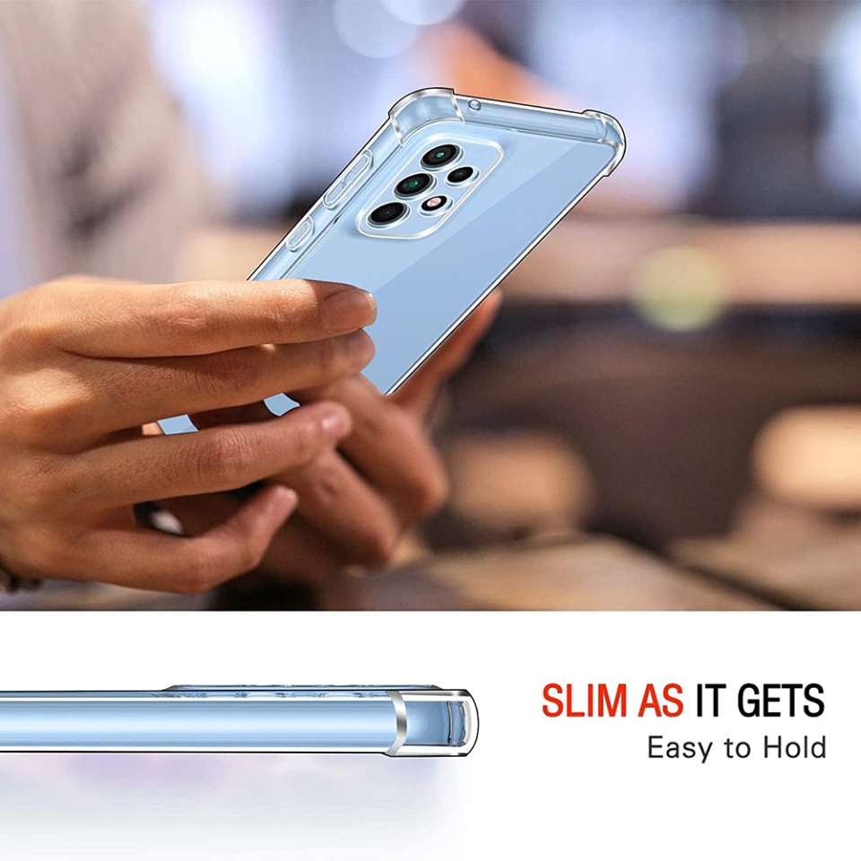 Husa pentru Samsung Galaxy A33 5G , SKYDDAR INNOVATION, Shockproof Clear din Silicon Slim, Transparenta, set cu sticker - 2 | YEO