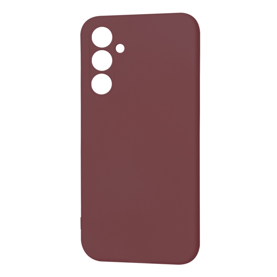 Husa pentru Samsung Galaxy A54 din Silicon Catifelat, Protectie Premium, Skyddar SoftElegance - Bordo - 1 | YEO