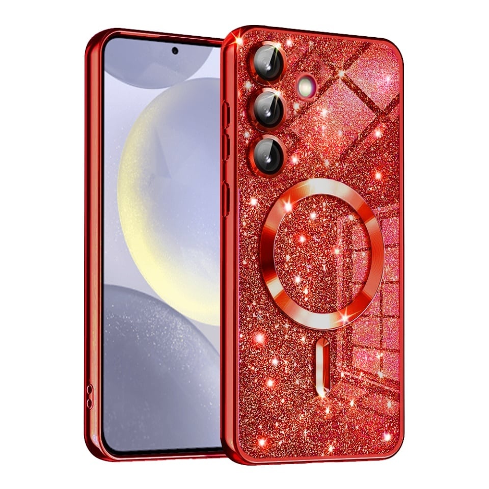 Husa pentru Samsung Galaxy A55 5G Design Antisoc, Fundal Detasabil 2-in-1, Protectie Superioara, Margini Ridicate - Rosu