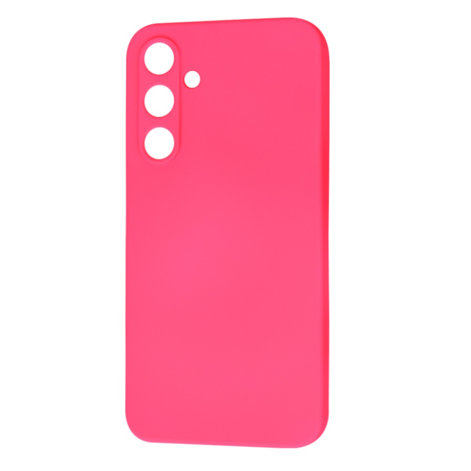 Husa pentru Samsung Galaxy A55 5G din Silicon Catifelat, Protectie Premium, Skyddar SoftElegance Magsafe - Fucsia - 2 | YEO
