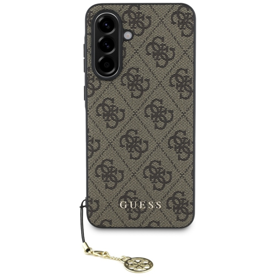 Husa pentru Samsung Galaxy A56 5G, Guess, Hardcase Big Logo, Maro