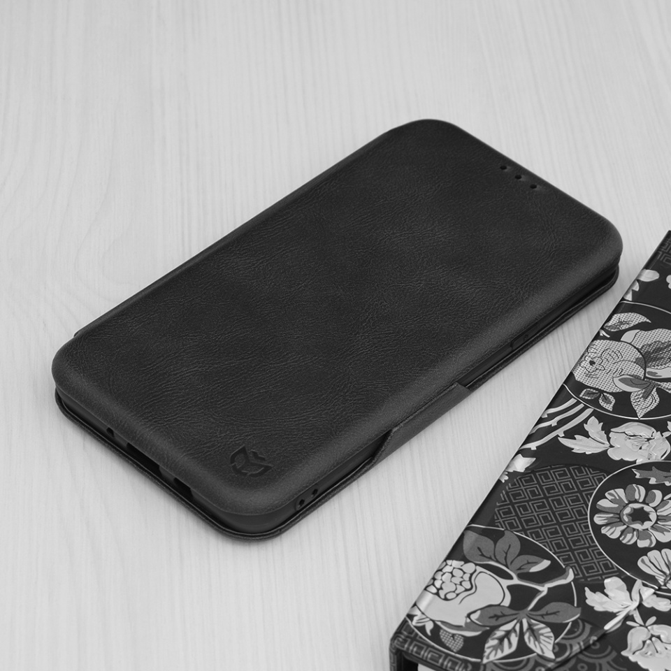 Husa pentru Samsung Galaxy J7 2017, SKYDDAR INNOVATION, Safe Wallet tip carte din Piele Ecologica, Suport Carduri, Inchidere Magnetica, Negru, set cu sticker - 3 | YEO