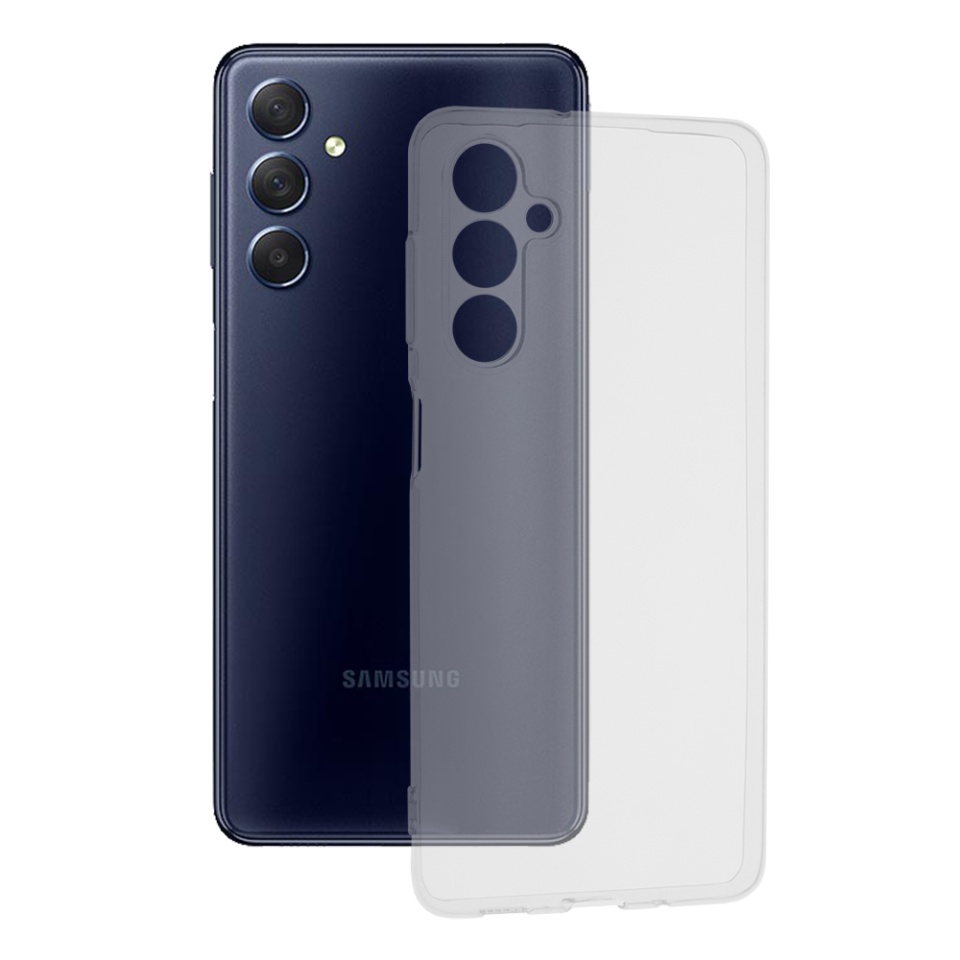 Husa pentru Samsung Galaxy M54 din silicon transparent, SKDR ClearGuard - Transparent
