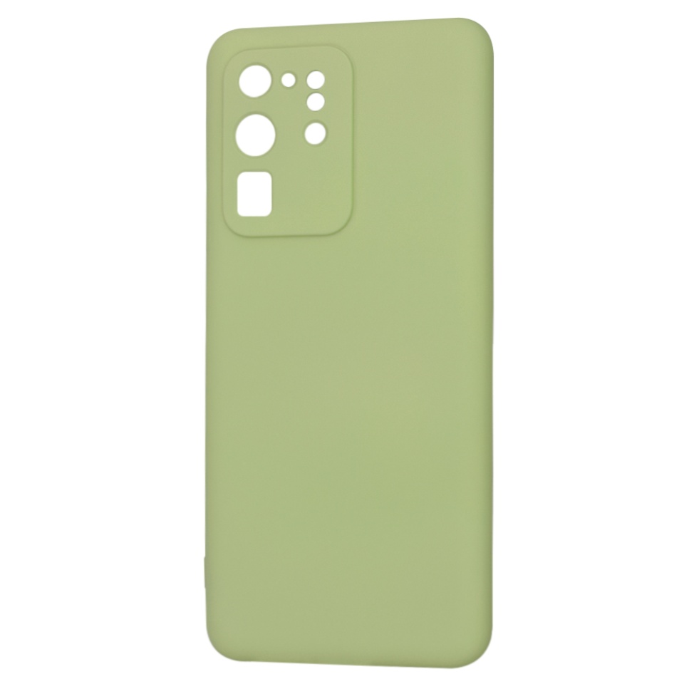 Husa pentru Samsung Galaxy S20 Ultra 5G / Galaxy S20 Ultra din Silicon Catifelat, Protectie Premium, Skyddar SoftElegance - Verde - 1 | YEO