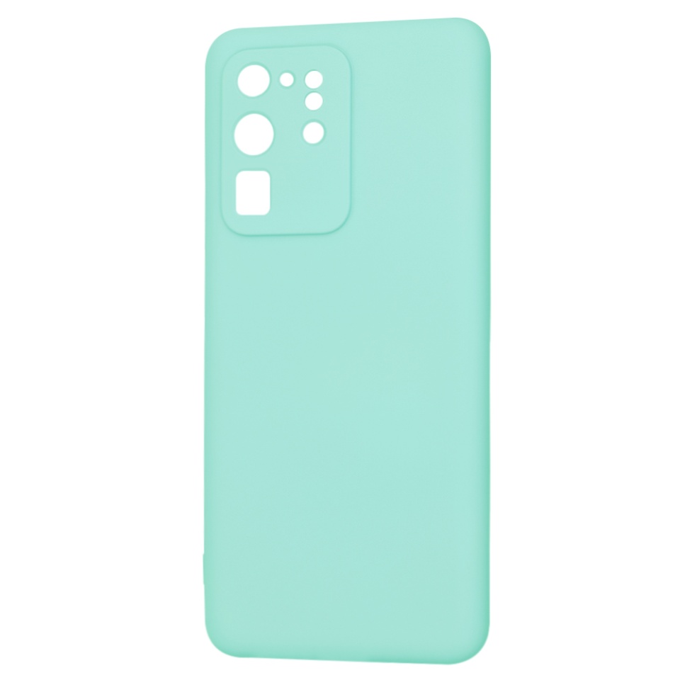Husa pentru Samsung Galaxy S20 Ultra 5G / Galaxy S20 Ultra din Silicon Catifelat, Protectie Premium, Skyddar SoftElegance - Turcoaz - 1 | YEO