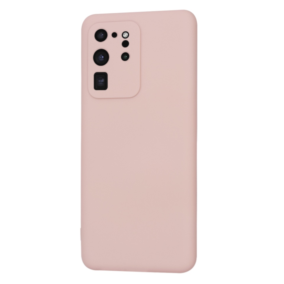 Husa pentru Samsung Galaxy S20 Ultra 5G / Galaxy S20 Ultra din Silicon Catifelat, Protectie Premium, Skyddar SoftElegance - Roz pudra - 3 | YEO