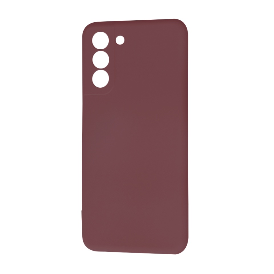 Husa pentru Samsung Galaxy S21 5G din Silicon Catifelat, Protectie Premium, Skyddar SoftElegance MagSafe - Bordo - 3 | YEO