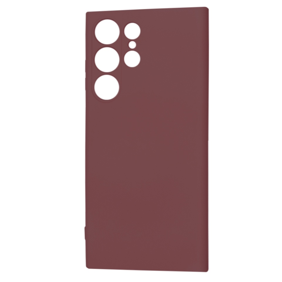 Husa pentru Samsung Galaxy S23 Ultra din Silicon Catifelat, Protectie Premium, Skyddar SoftElegance MagSafe - Bordo - 3 | YEO