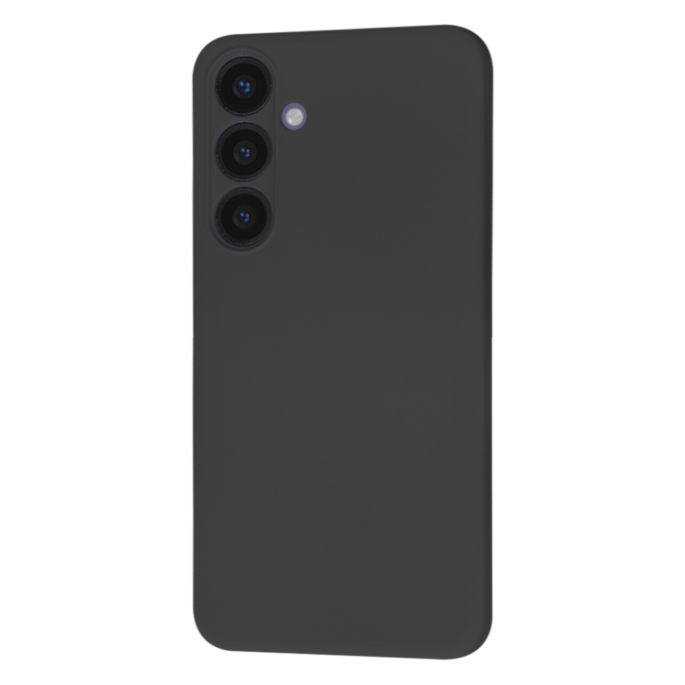 Husa pentru Samsung Galaxy S24 FE din Silicon Catifelat, Protectie Premium, Skyddar SoftElegance - Negru - 3 | YEO
