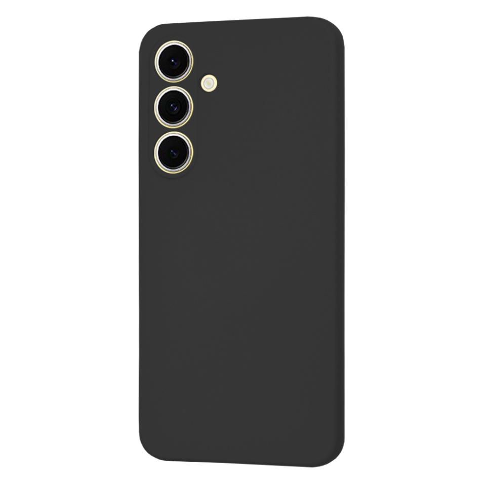 Husa pentru Samsung Galaxy S24 FE din Silicon Catifelat, Protectie Premium, Skyddar SoftElegance Magsafe - Negru - 1 | YEO