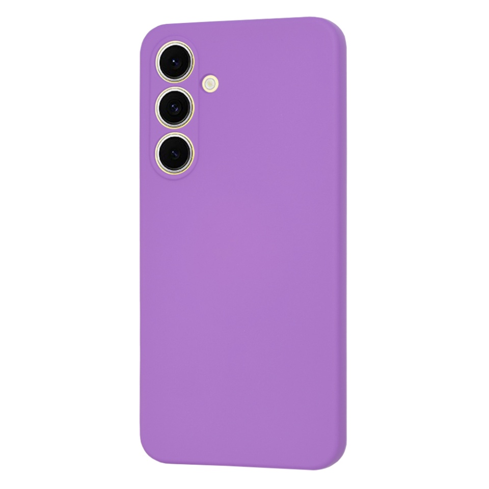 Husa pentru Samsung Galaxy S24 FE din Silicon Catifelat, Protectie Premium, Skyddar SoftElegance Magsafe - Mov - 1 | YEO
