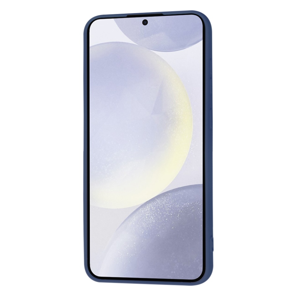 Husa pentru Samsung Galaxy S24 Plus din Silicon Catifelat, Protectie Premium, Skyddar SoftElegance MagSafe - Bleumarin - 1 | YEO