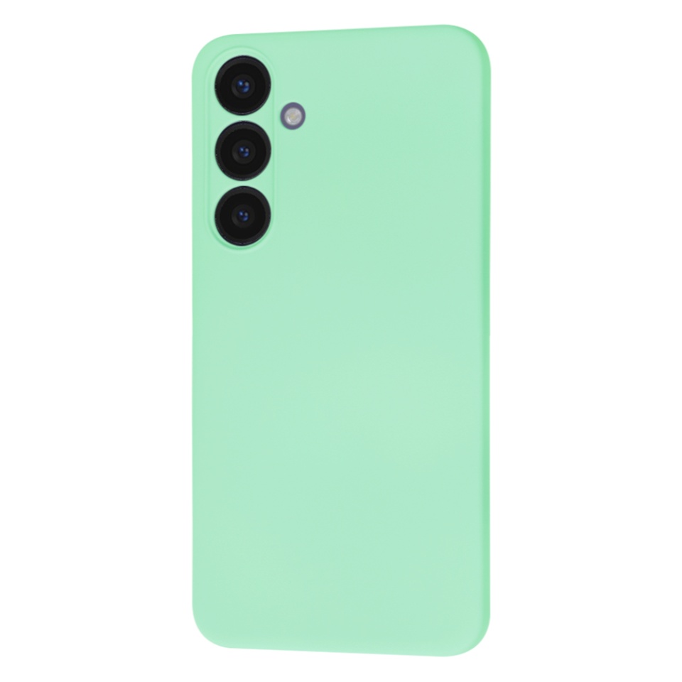 Husa pentru Samsung Galaxy S24 Plus din Silicon Catifelat, Protectie Premium, Skyddar SoftElegance MagSafe - Verde deschis - 2 | YEO