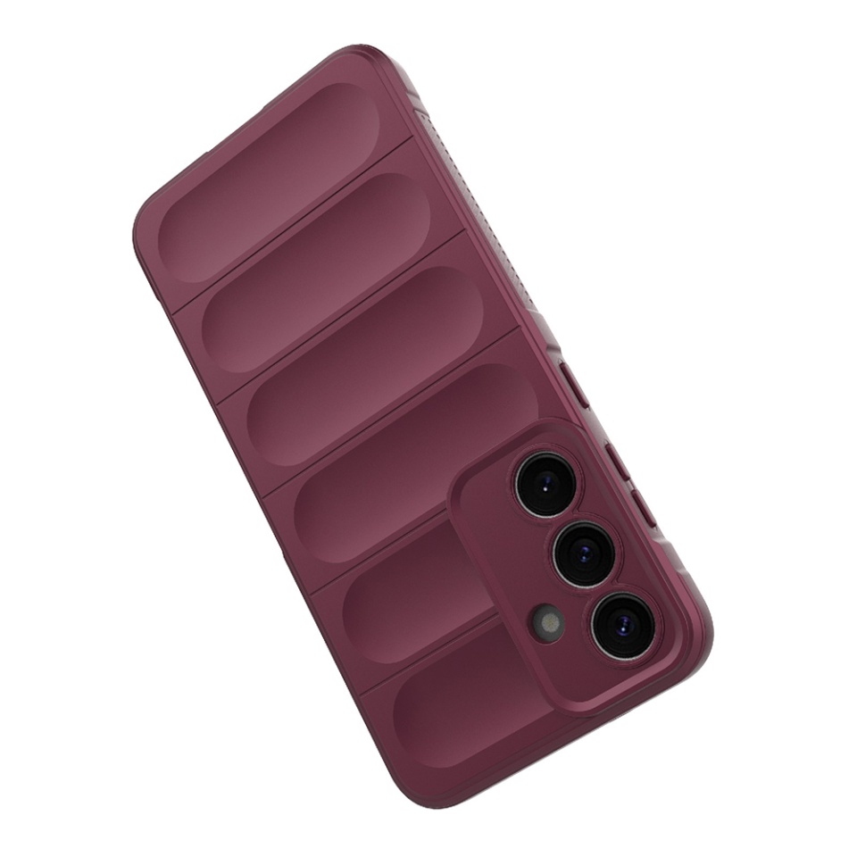Husa pentru Samsung Galaxy S25 eleganta, din silicon mat, SKDR Vogue - Negru - 2 | YEO