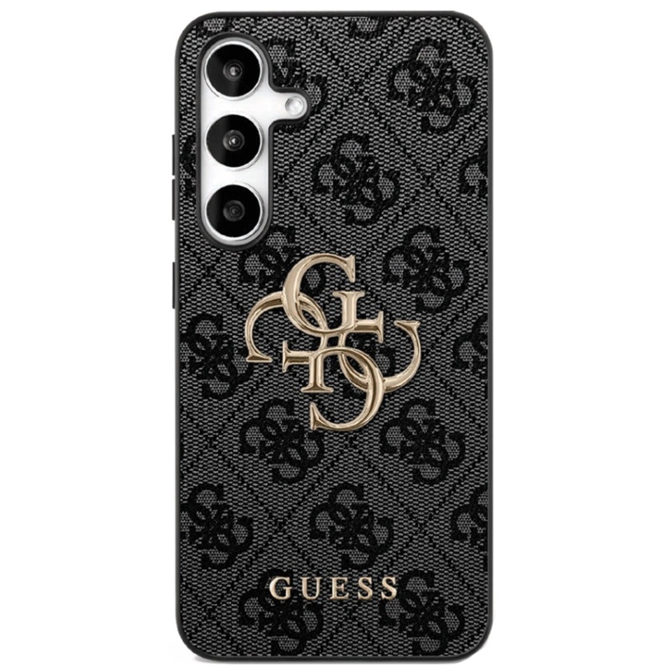 Husa pentru Samsung Galaxy S25 FE, Guess 4G Metal Logo, Protectie Slim, Compatibila, Negru