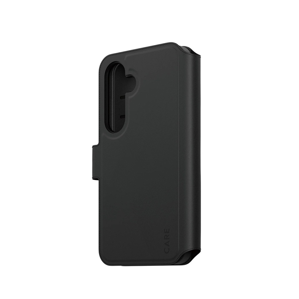 Husa pentru Samsung Galaxy S25, PanzerGlass, CARE Feature Case Tango Two-in-One Wallet, Tip Carte Detasabila 2in1 cu Portofel si Prindere Magnetica, Piele Ecologica, Antisoc, Negru - 2 | YEO