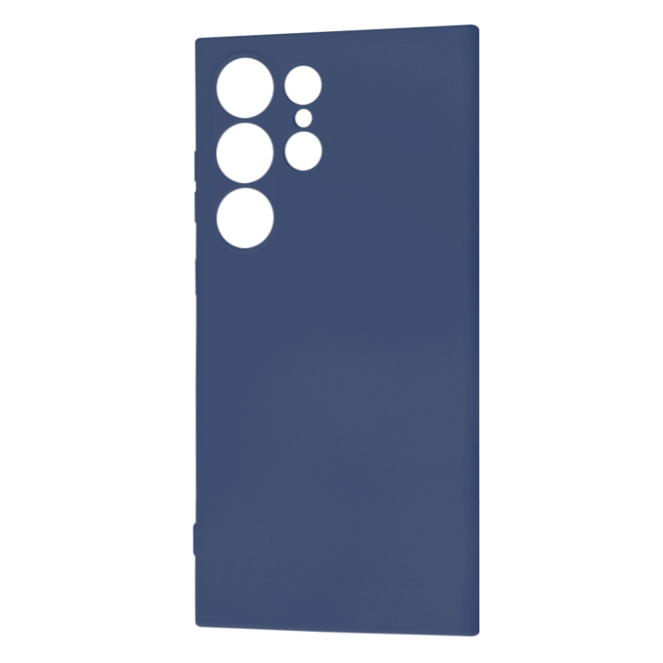 Husa pentru Samsung Galaxy S25 Ultra din Silicon Catifelat, Protectie Premium, Skyddar SoftElegance - Bleumarin - 1 | YEO