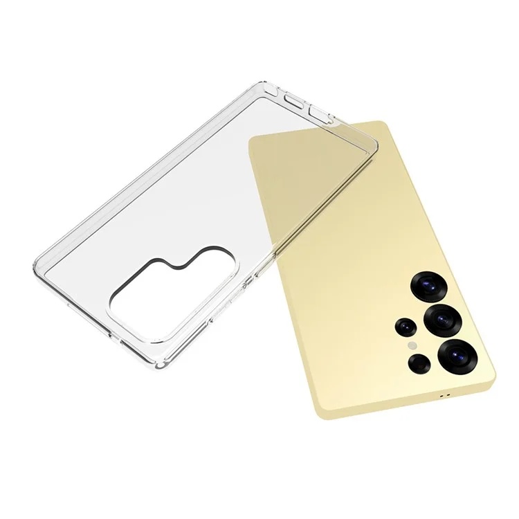 Husa pentru Samsung Galaxy S25 Ultra din silicon transparent, SKDR ClearGuard - Transparent - 2 | YEO