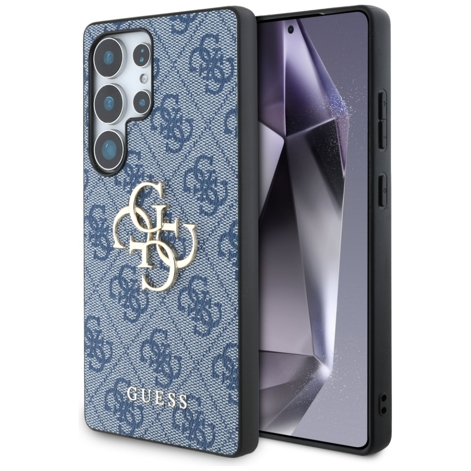 Husa pentru Samsung Galaxy S25 Ultra, Guess Hardcase 4G Big Logo, Protectie Slim, Compatibila, Albastru