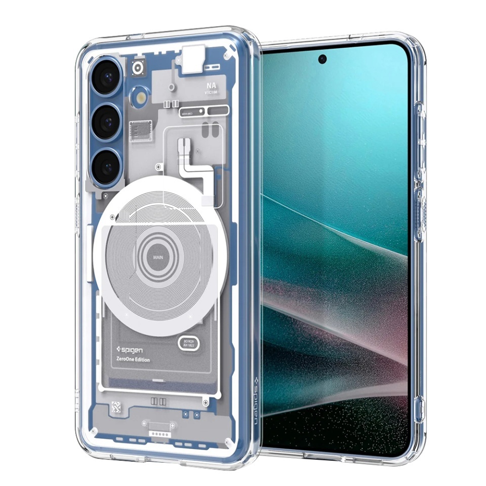 Husa pentru Samsung Galaxy S25, Ultra Hybrid Zero One - Alb - 1 | YEO