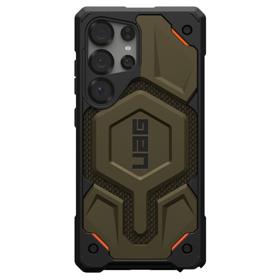 Husa pentru Samsung Galaxy S25 Ultra, Monarch Pro UAG - Kevlar Element Green - 1 | YEO
