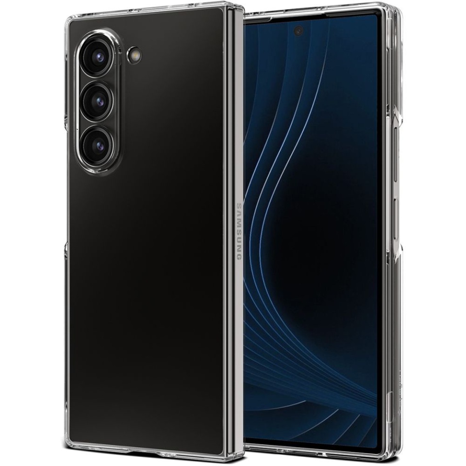 Husa pentru Samsung Galaxy Z Fold6 din silicon premium, Spigen Air Skin - Transparenta - 1 | YEO