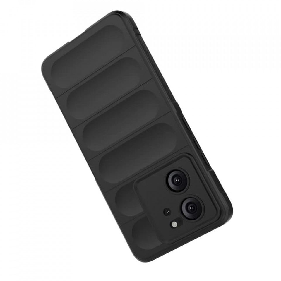 Husa pentru Xiaomi 13T / 13T Pro eleganta, din silicon mat, SKDR Vogue - Negru - 1 | YEO