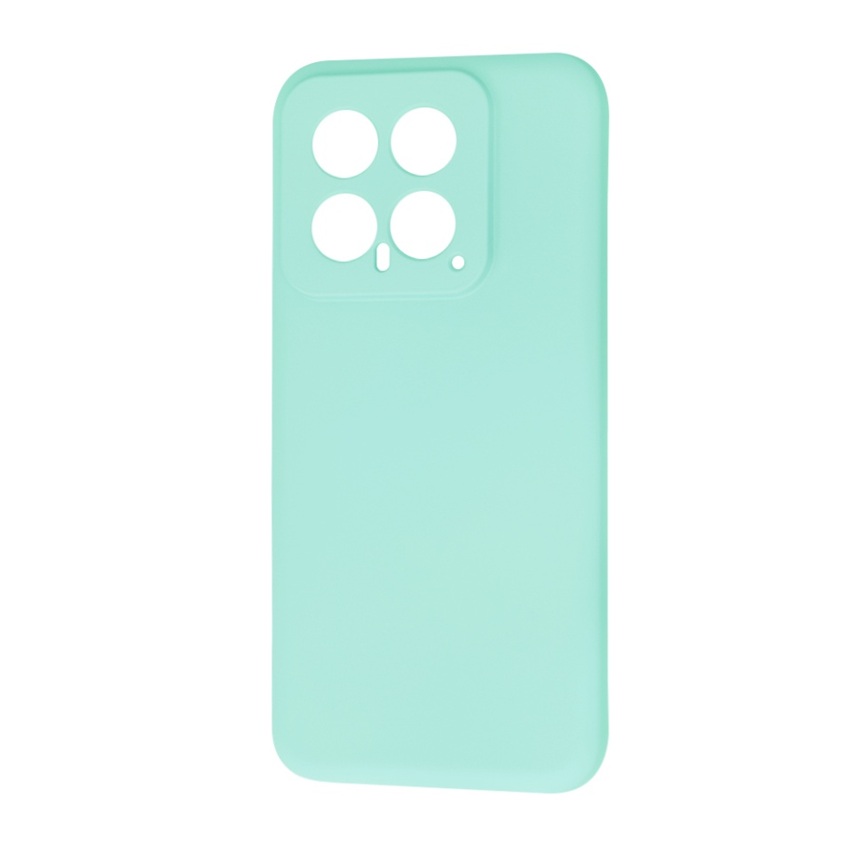 Husa pentru Xiaomi 14 din Silicon Catifelat, Protectie Premium, Skyddar SoftElegance - Turcoaz - 1 | YEO