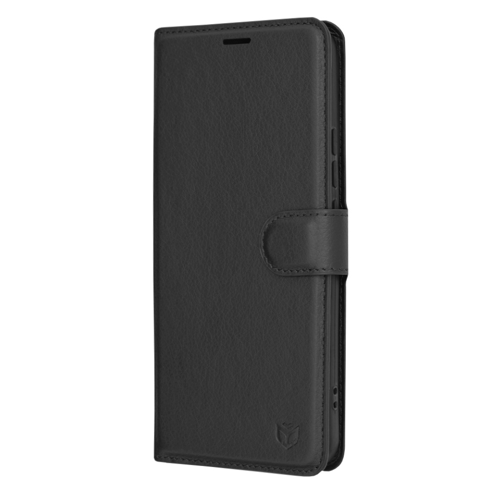 Husa pentru Xiaomi 14 Pro tip Carte, cu Portofel Interior, Finisaje Premium, SKYDDAR Leather Wallet - Negru - 3 | YEO