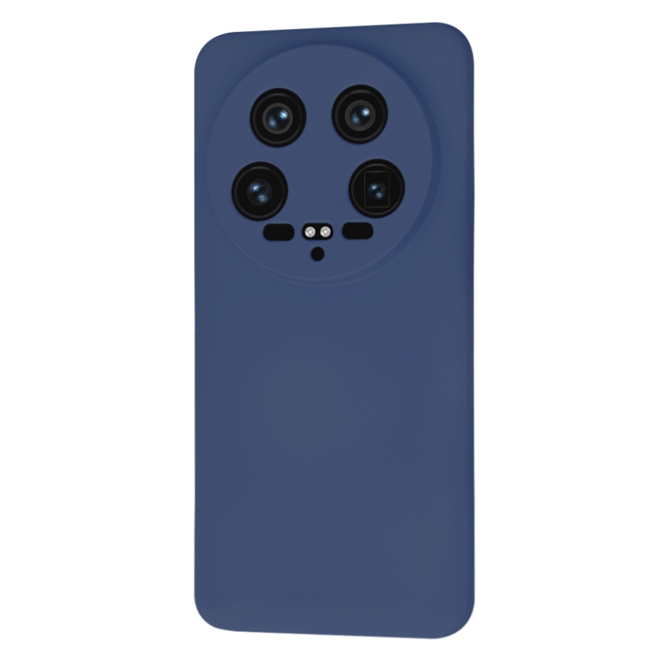 Husa pentru Xiaomi 14 Ultra din Silicon Catifelat, Protectie Premium, Skyddar SoftElegance - Bleumarin - 3 | YEO