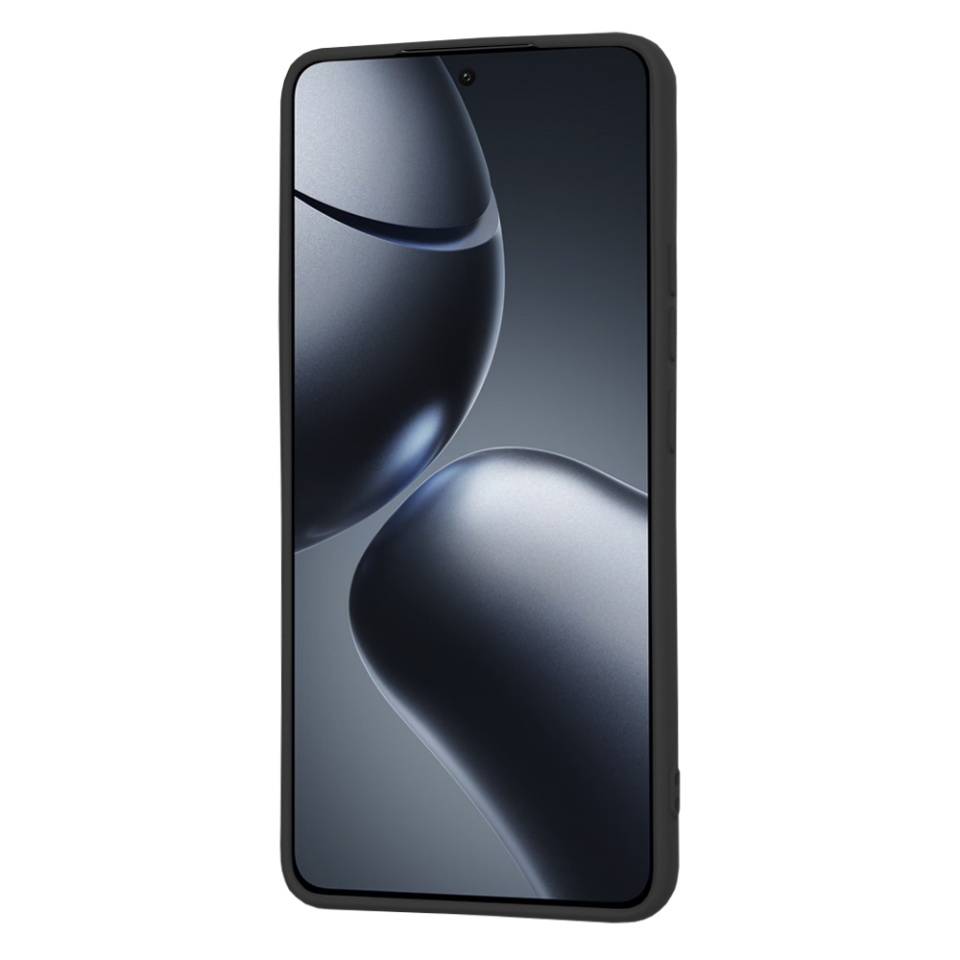 Husa pentru Xiaomi 14T Pro din Silicon Catifelat, Protectie Premium, Skyddar SoftElegance - Negru - 1 | YEO