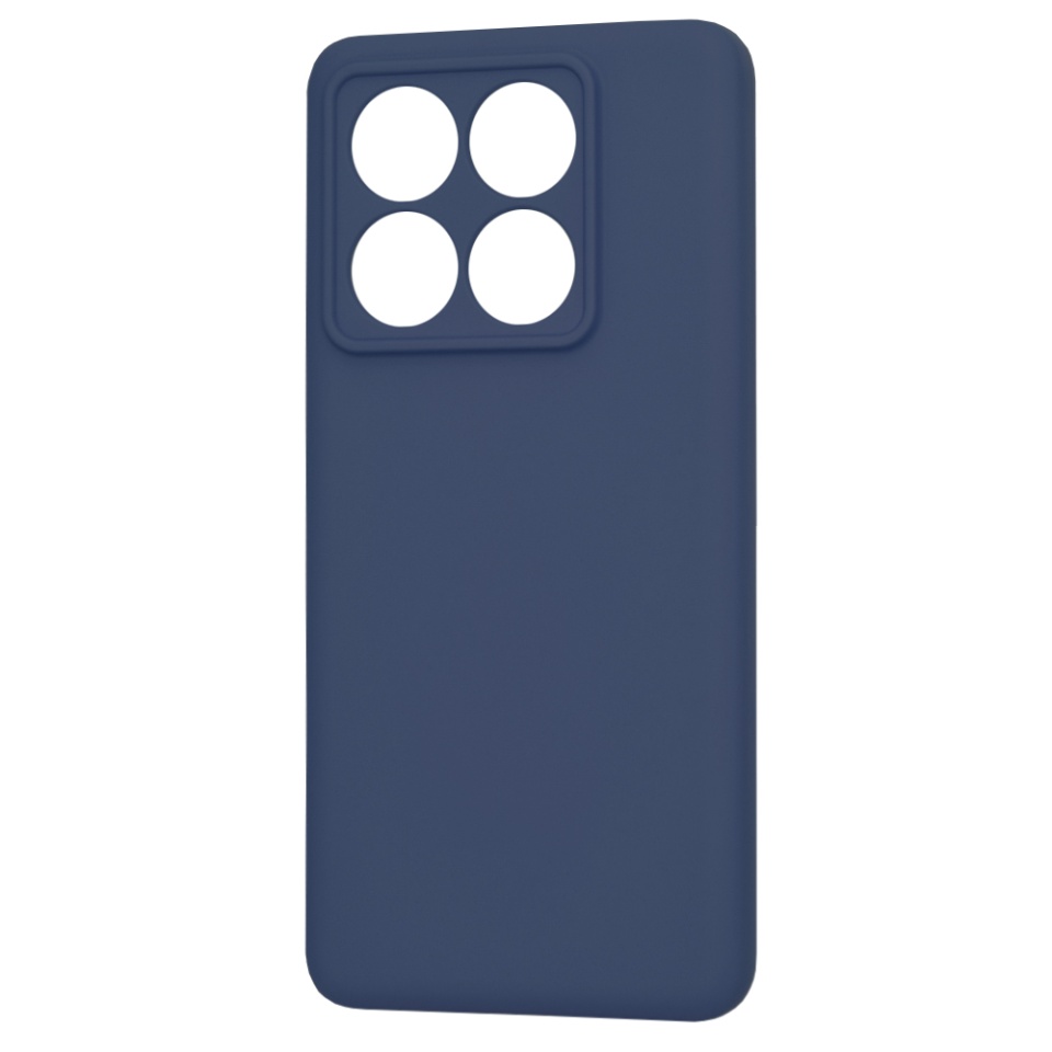 Husa pentru Xiaomi 14T Pro din Silicon Catifelat, Protectie Premium, Skyddar SoftElegance - Bleumarin - 3 | YEO