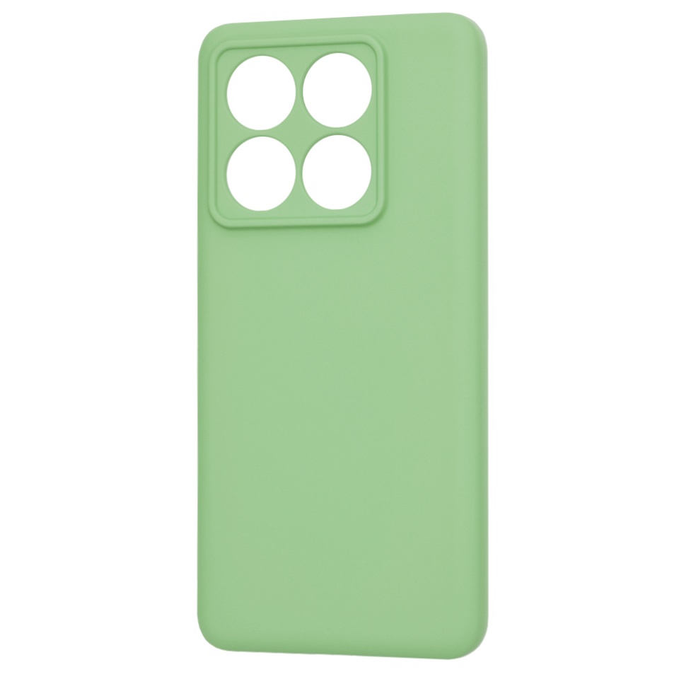 Husa pentru Xiaomi 14T Pro din Silicon Catifelat, Protectie Premium, Skyddar SoftElegance - Verde deschis - 3 | YEO
