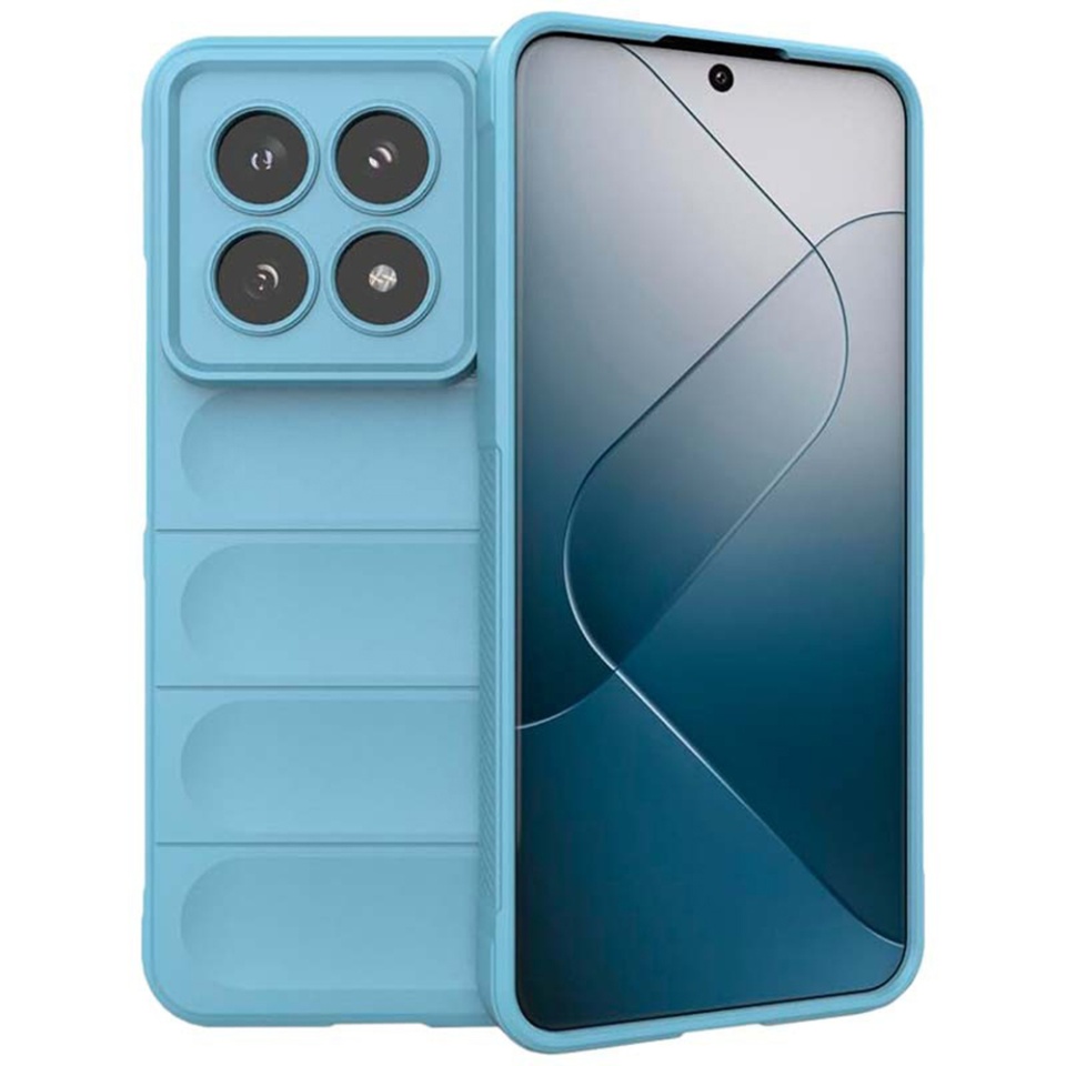 Husa pentru Xiaomi 14T Pro eleganta, din silicon mat, SKDR Vogue - Bleu