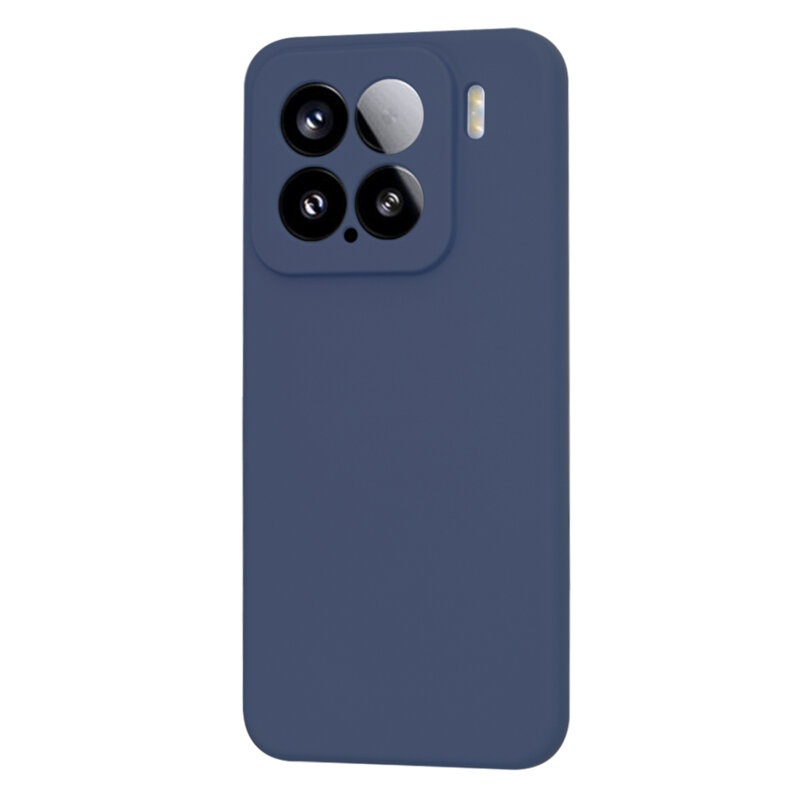 Husa pentru Xiaomi 15 din Silicon Catifelat, Protectie Premium, Skyddar SoftElegance - Bleumarin - 2 | YEO
