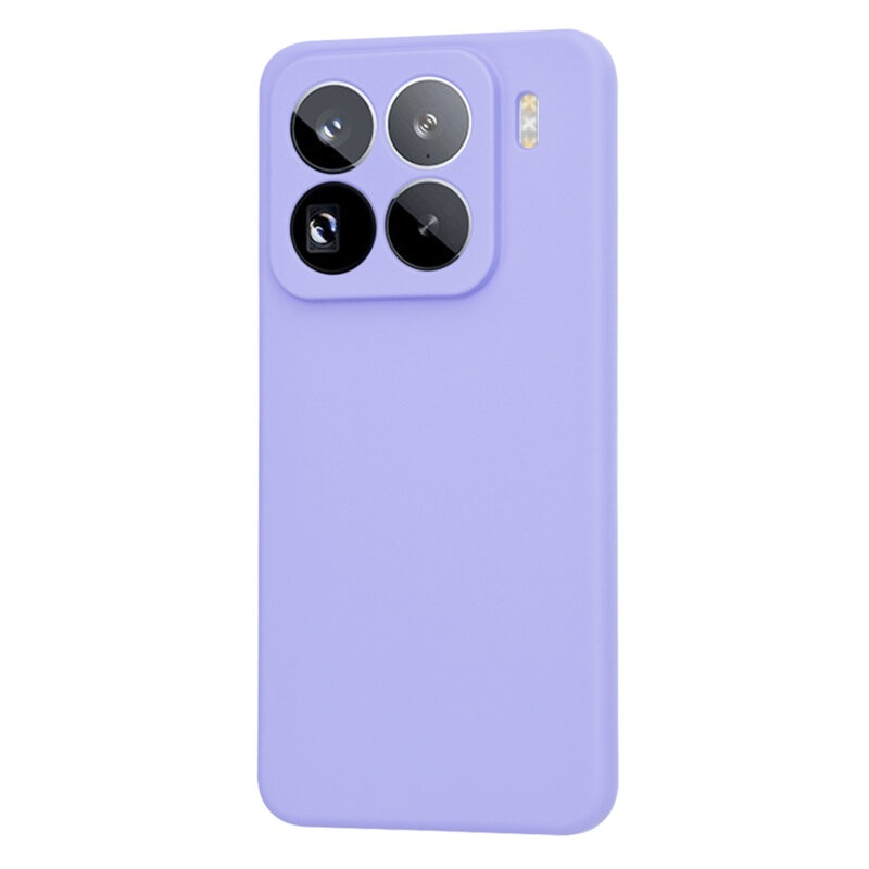 Husa pentru Xiaomi 15 Pro din Silicon Catifelat, Protectie Premium, Skyddar SoftElegance - Violet - 2 | YEO