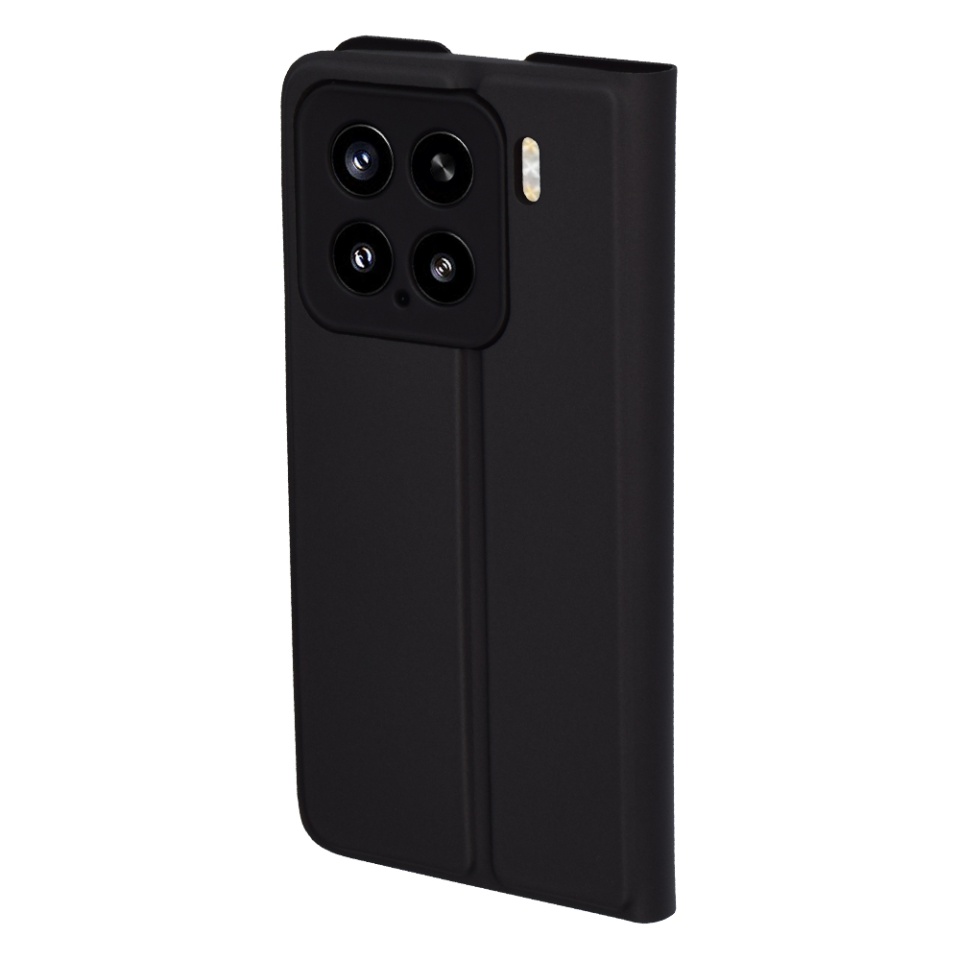 Husa pentru Xiaomi 15, SKYDDAR INNOVATION, Magskin Book, tip Carte cu Portofel Interior, set cu sticker, Negru - 2 | YEO