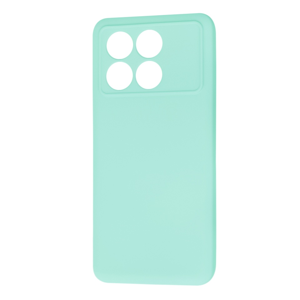 Husa pentru Xiaomi Poco X6 Pro din Silicon Catifelat, Protectie Premium, Skyddar SoftElegance - Turcoaz - 1 | YEO