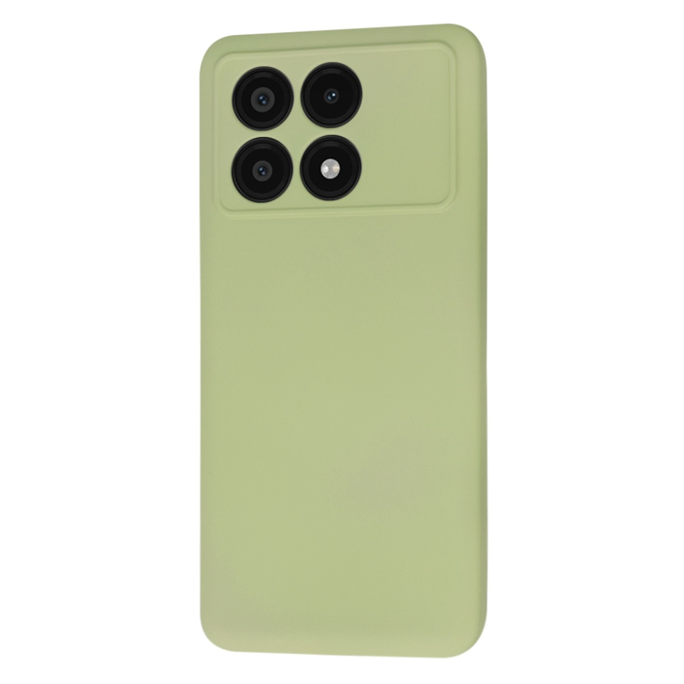 Husa pentru Xiaomi Poco X6 Pro din Silicon Catifelat, Protectie Premium, Skyddar SoftElegance - Verde - 3 | YEO
