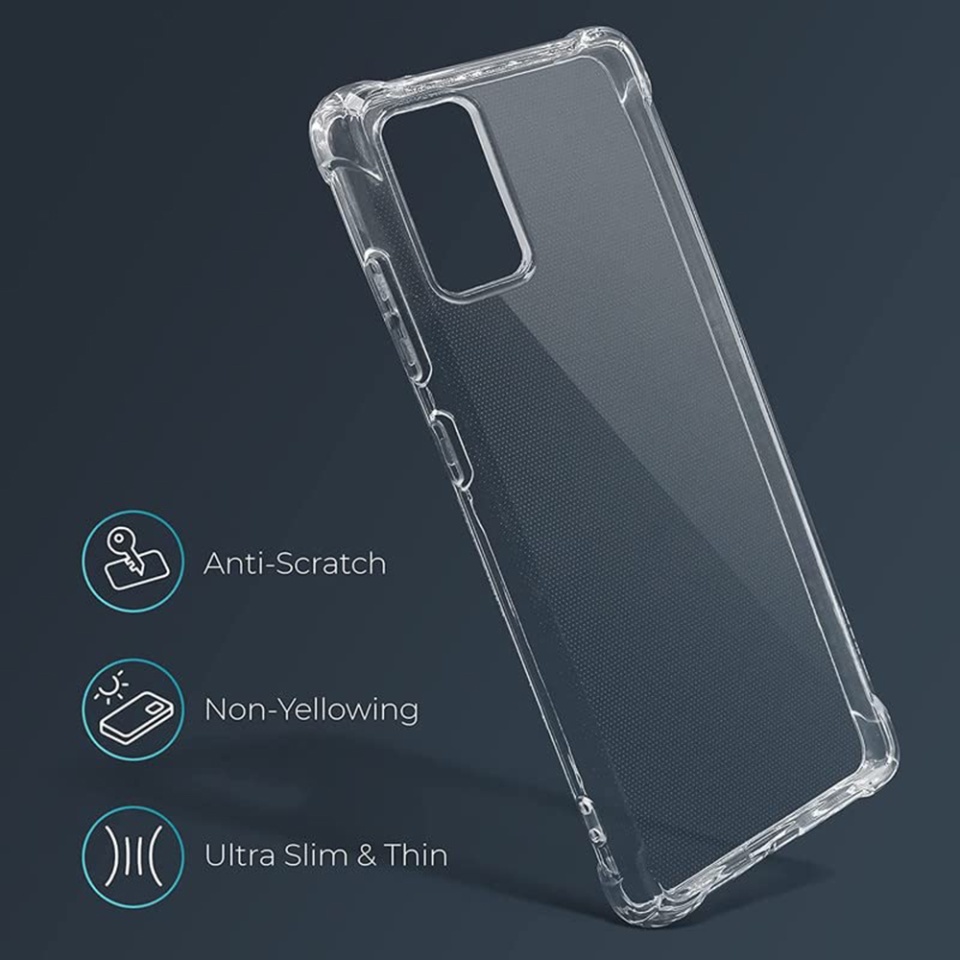 Husa pentru Xiaomi Redmi 10 / Redmi 10 2022 , SKYDDAR INNOVATION, Shockproof Clear din Silicon Slim, Transparenta, set cu sticker - 2 | YEO