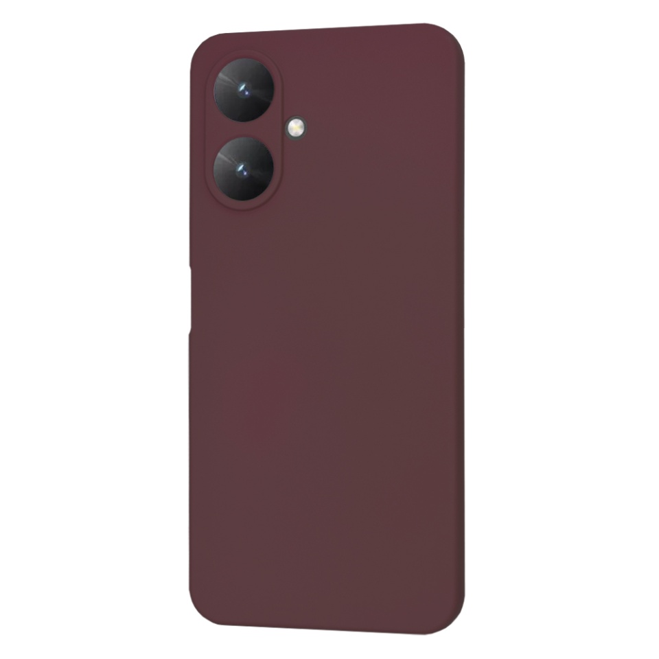 Husa pentru Xiaomi Redmi 13C 5G / Poco M6 din Silicon Catifelat, Protectie Premium, Skyddar SoftElegance - Bordo - 3 | YEO