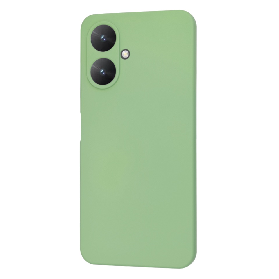 Husa pentru Xiaomi Redmi 13C 5G / Poco M6 din Silicon Catifelat, Protectie Premium, Skyddar SoftElegance - Verde deschis - 3 | YEO