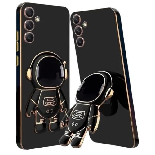 Husa pentru Xiaomi Redmi 14C, suport Kickstand Astronaut, Negru