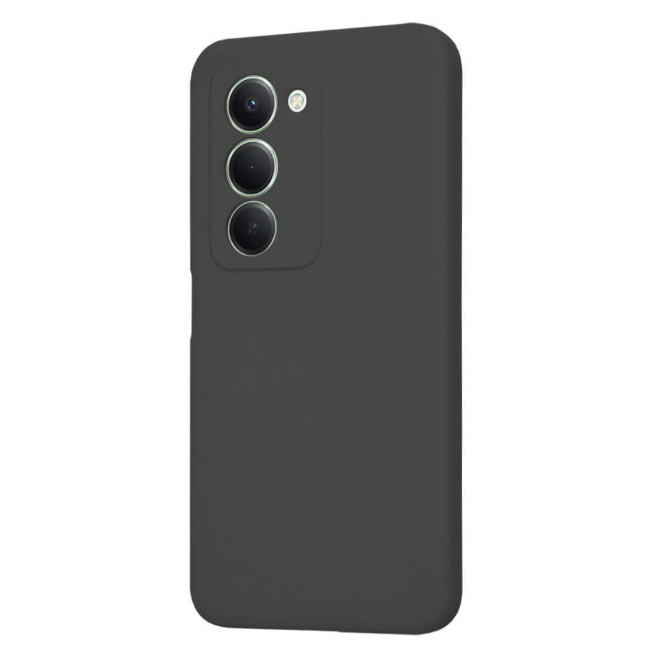 Husa pentru Xiaomi Redmi 15 5G / Redmi 15 4G, SKYDDAR INNOVATION, din Silicon Catifelat, SoftElegance, set cu sticker, Negru - 2 | YEO