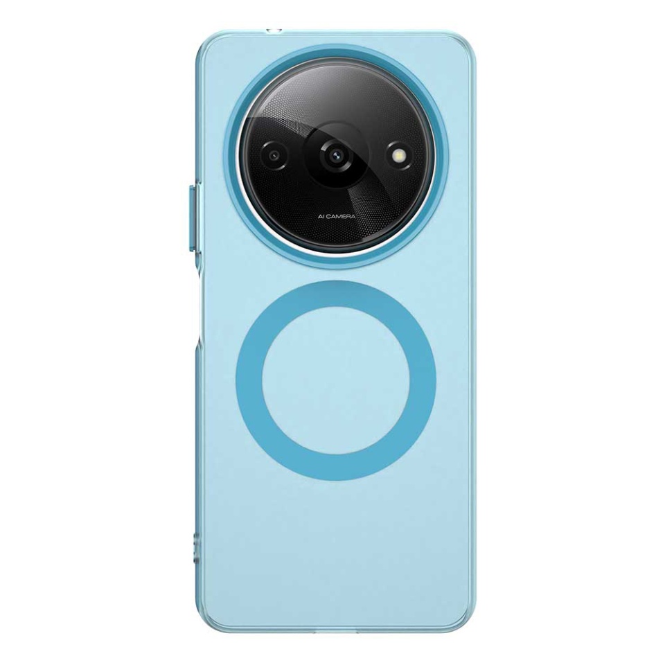 Husa pentru Xiaomi Redmi A3 / Redmi A3x, SKYDDAR INOVATION, CandyCase, Magsafe, set cu sticker, Albastru - 1 | YEO