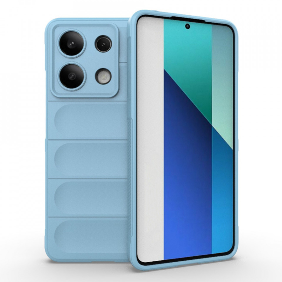 Husa pentru Xiaomi Redmi Note 13 4G eleganta, din silicon mat, SKDR Vogue - Bleu