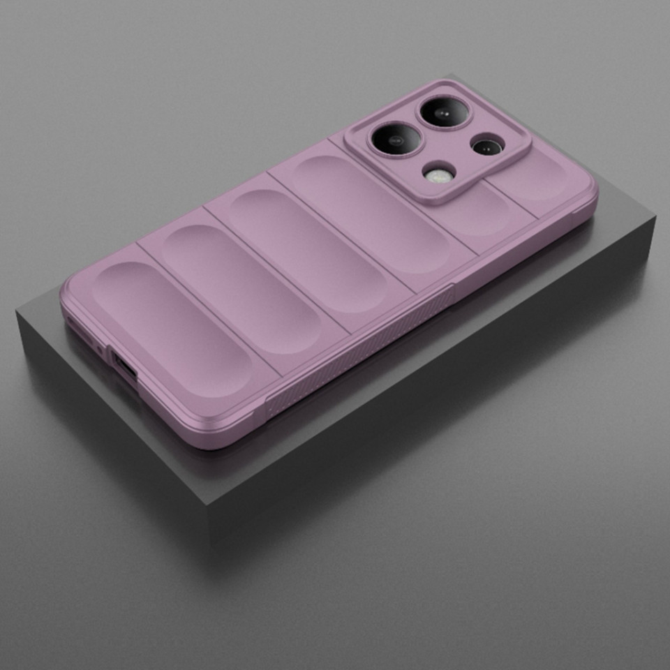 Husa pentru Xiaomi Redmi Note 13 5G eleganta, din silicon mat, SKDR Vogue - Negru - 2 | YEO